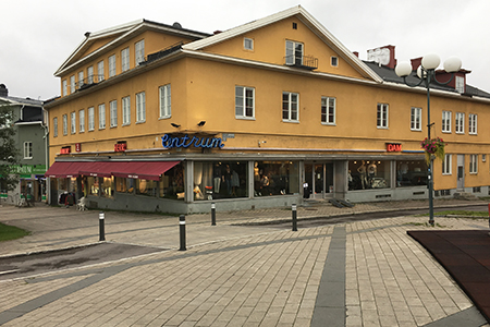 Centrumbutiken i Kirunas gamla centrum. Innan flytten.