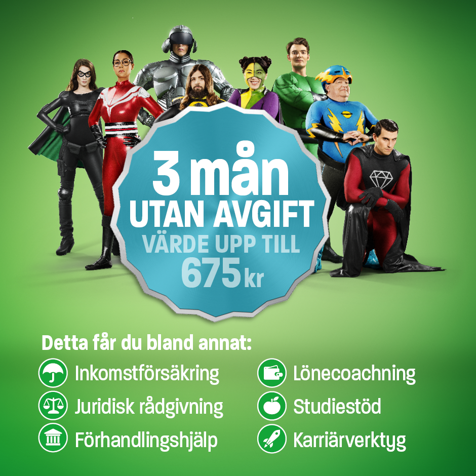 3 mån utan avgift