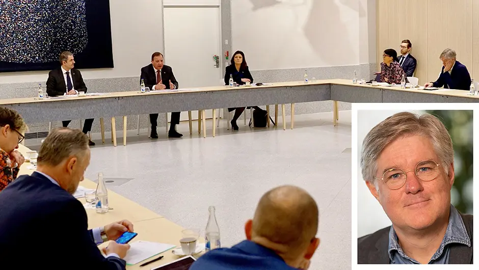 Regeringen, regeringskansliet, statsminister, Stefan Löfven, arbetsmarknadsminister, näringsminister, Rosenbad, socialt avstånd, corona, covid-19 