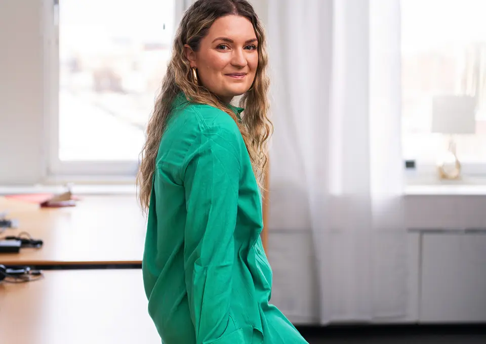 Jessie Löfgren jobbar på CGI 