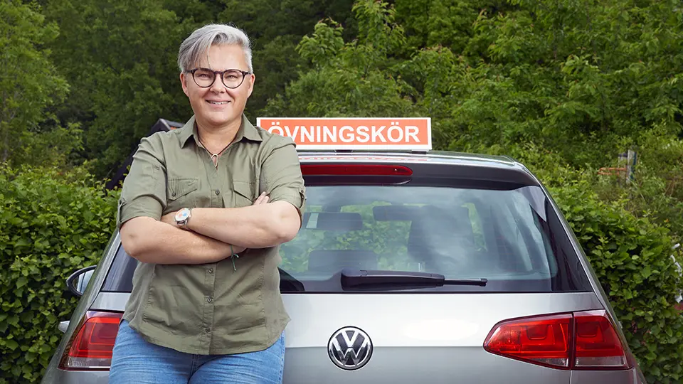 Karin Magnusson, nyexaminerad trafiklärare