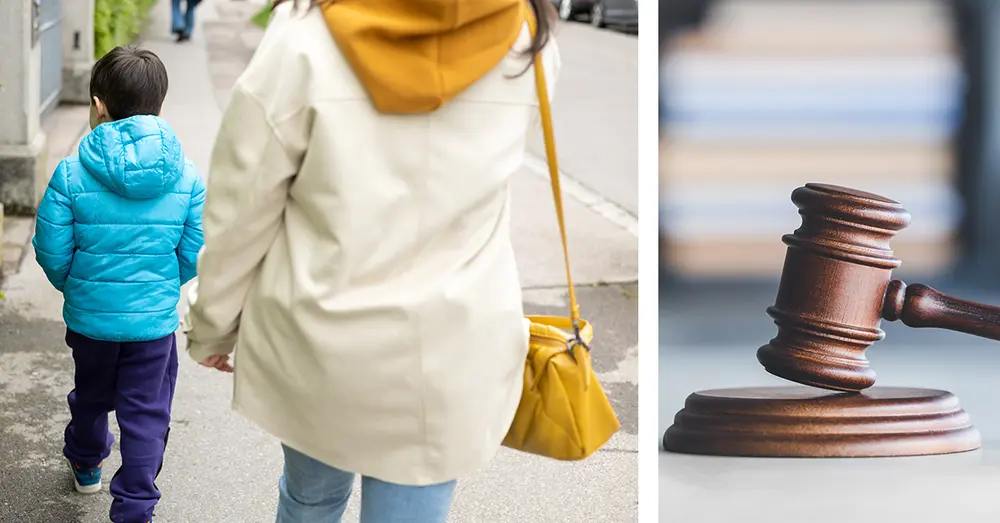 En mamma med sitt förskolebarn - rätten att gå ned i arbetstid innan barnet fyller åtta år har lagstöd. 