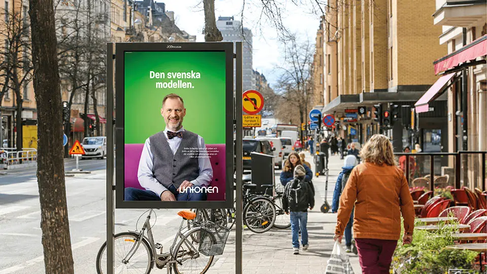 Fackligt ombud på stortavla