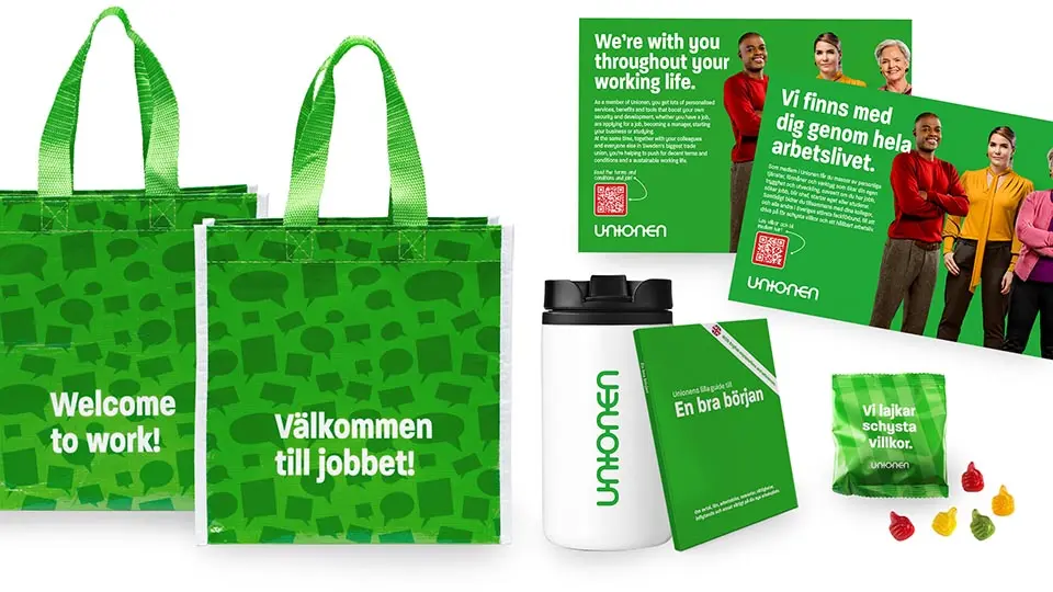 Bild på Unionens välkomstpåse