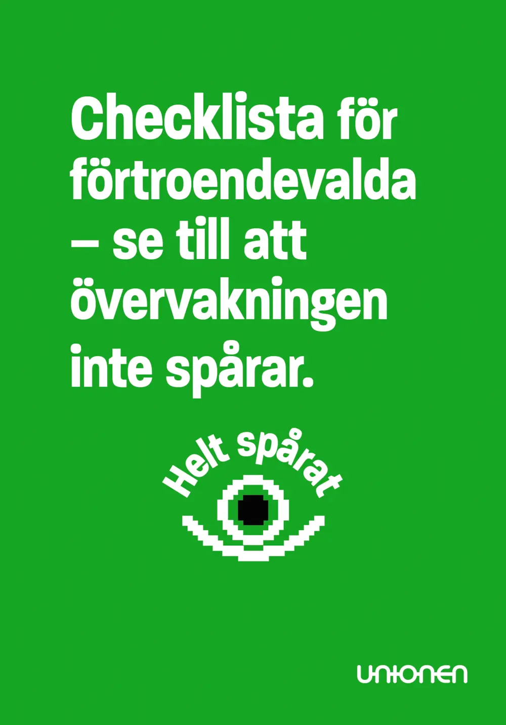 Checklista - Övervakning och integritet