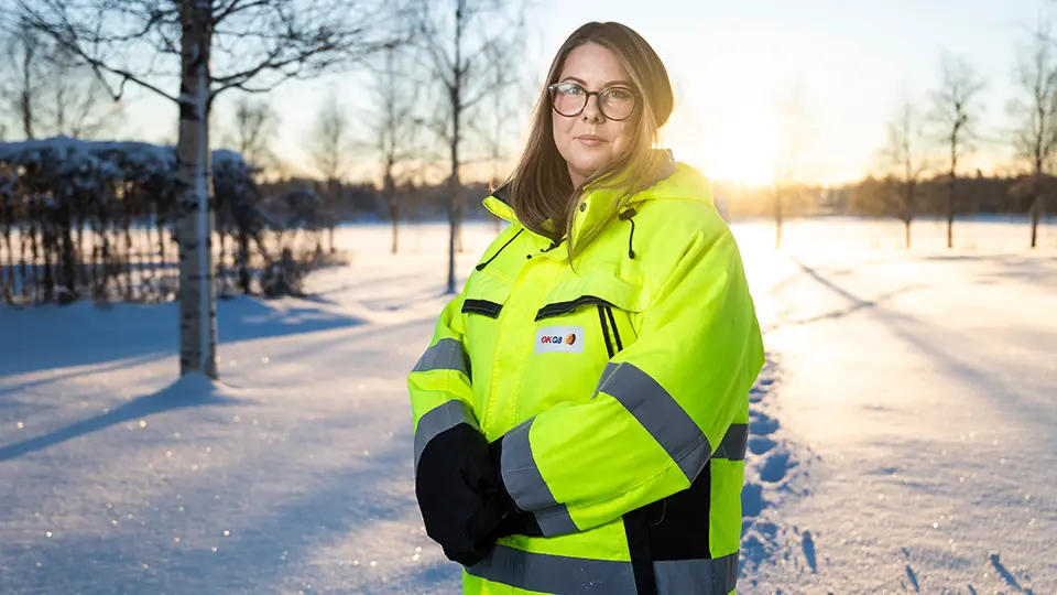 Ida Lindvall, klubbordförande OKQ8 Norrbottten