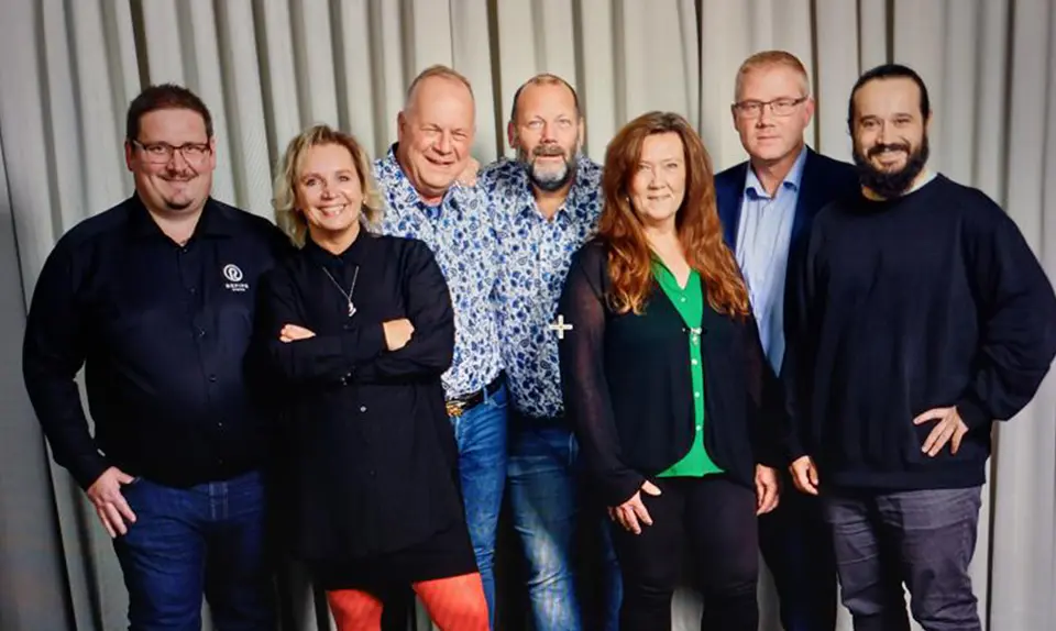 Foto på delegaterna i branschdelegation Bygg, Energi & Fastighet