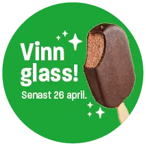 Bild på en glass. Nominera till Heja-priset - vinn glassogram!
