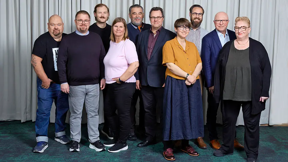 Bild på branschdelegation Tjänster och Media
