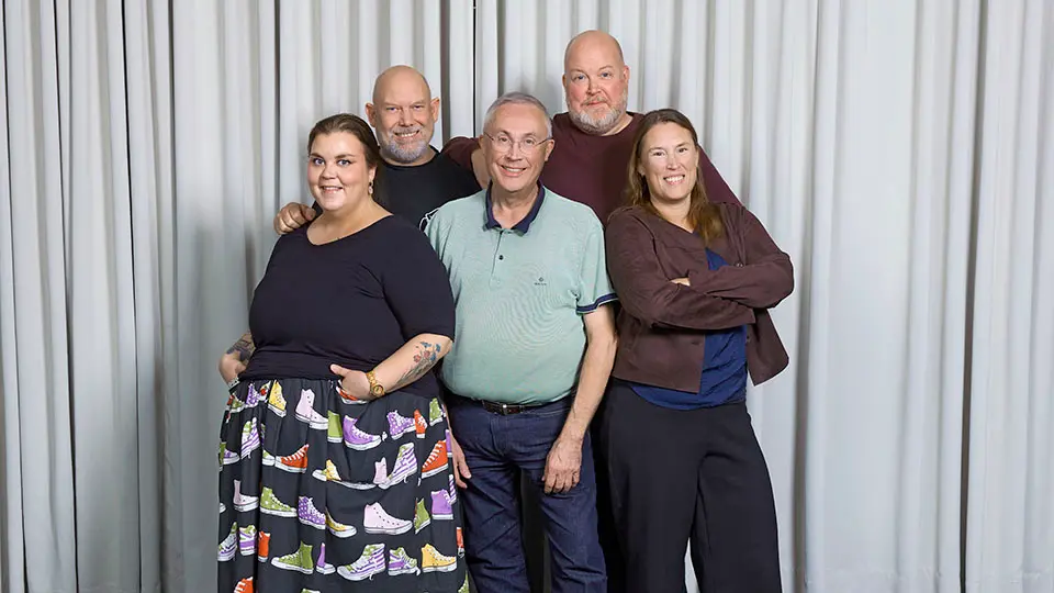 Gruppbild på branschdelegation Tjänster och Säkerhet