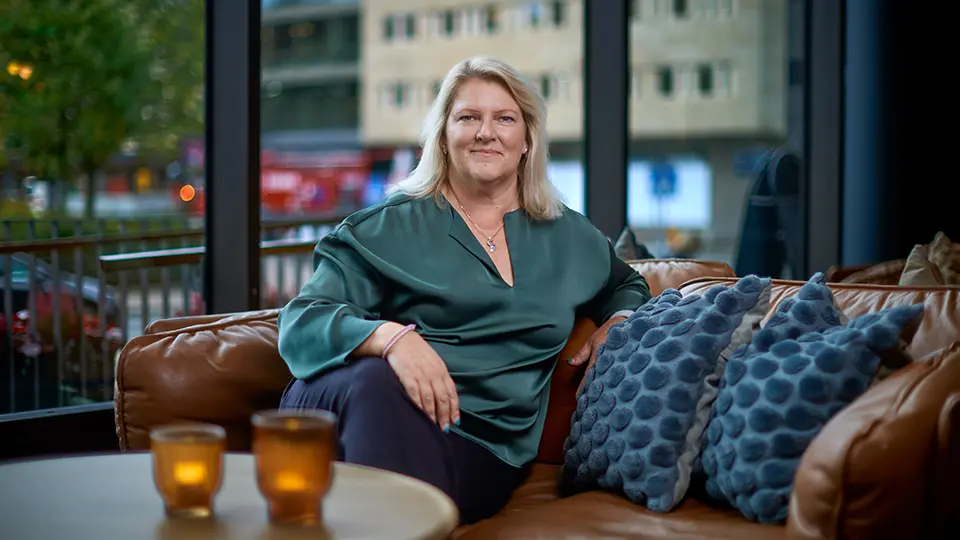 Karin Ulvemark, ordförande för Unionenklubben på Hitachi, Västerås
