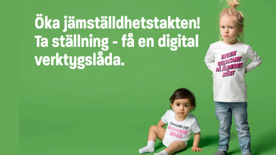 Öka jämställdhetstakten två små barn