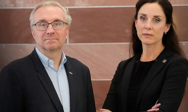 Bild på Peter Hellberg och Ulrika Lindstrand