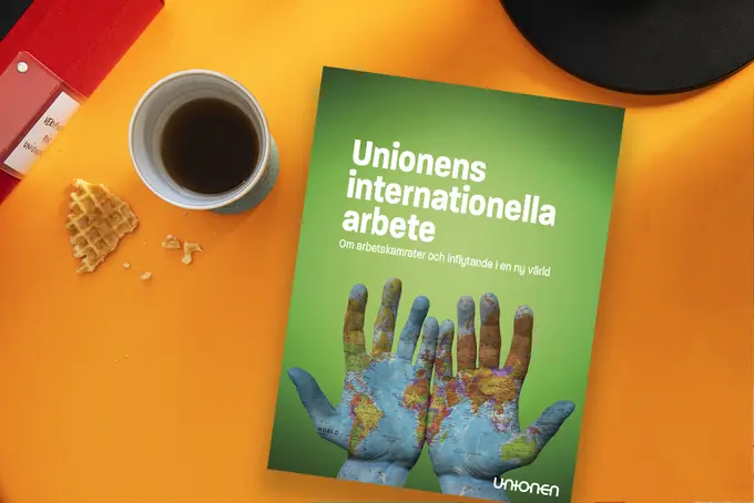 Folder om Unionens internationella arbete
