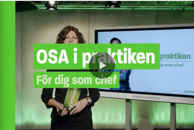 Bild från digital föreläsning om organisatorisk och social arbetsmiljö