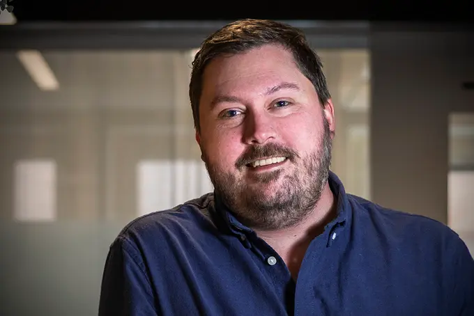 Daniel Axelsson, klubbordförande för Unionen på UNHCR