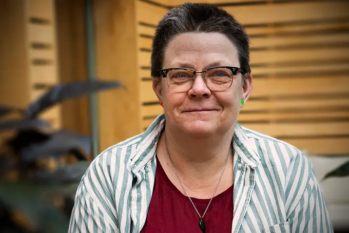 Maria Nilsson, klubbordförande och ordförande för Unionen Region Stockholm