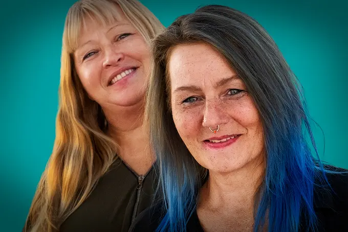 Minna och Camilla i Unionen-klubben på Apotea