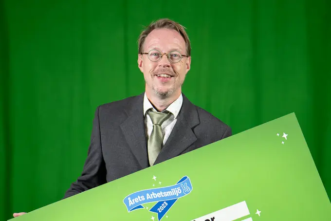Christer Keijser är vinnare av Årets Arbetsmiljö