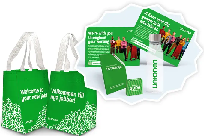 Unionens trycksaker och kampanjmaterial