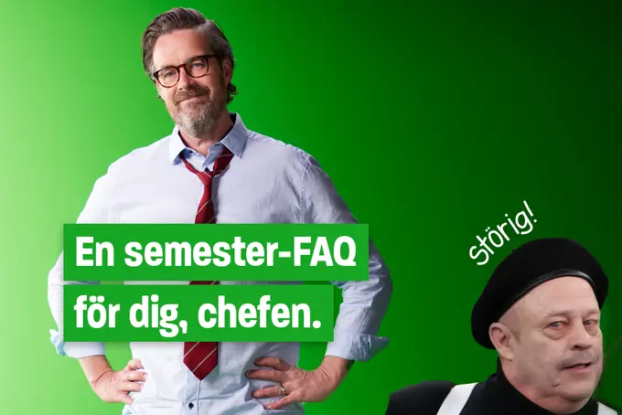 Man i en lite skrynklig skjorta som ser glad men självsäker ut.