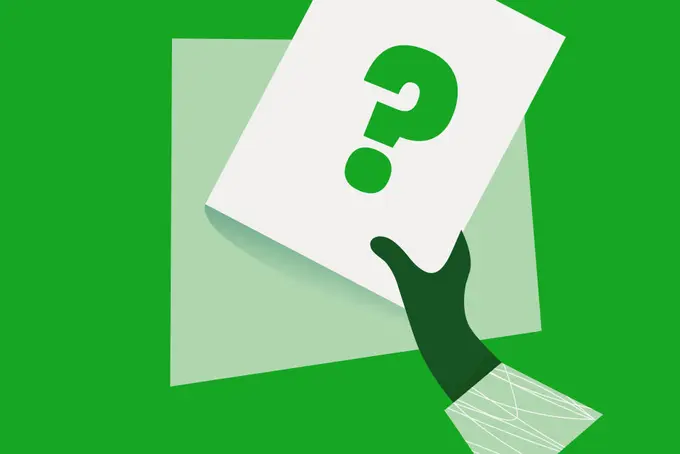 Bild på ett frågetecken