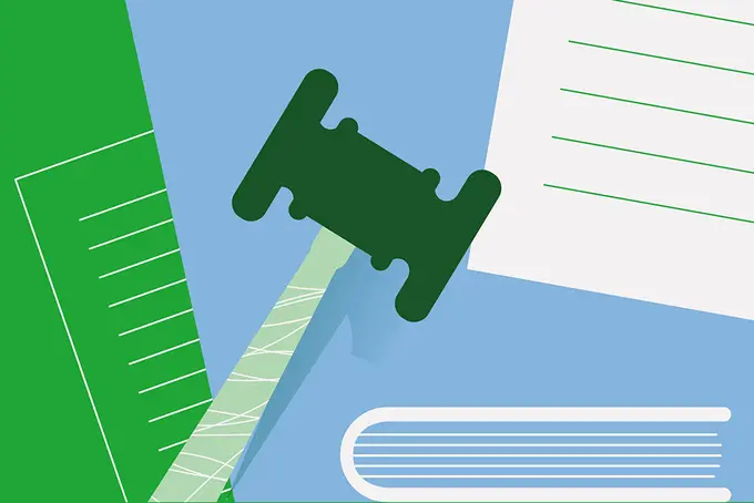 Illustration av ordförandeklubba 