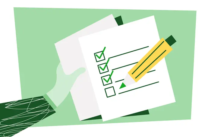 Bild på kryssa för alternativ