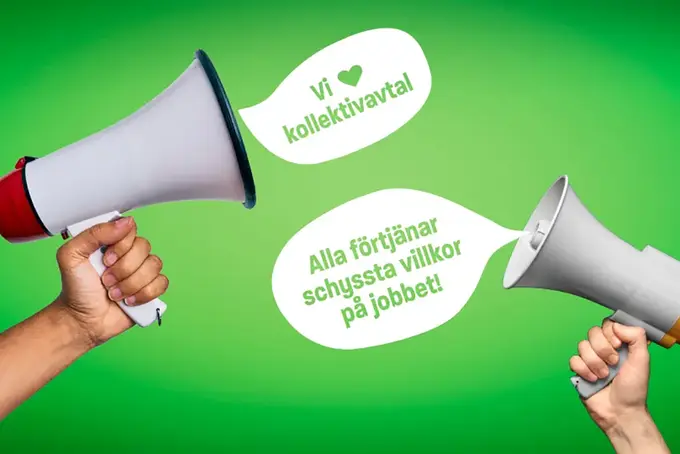 Megafoner: Vi älskar kollektivavtal