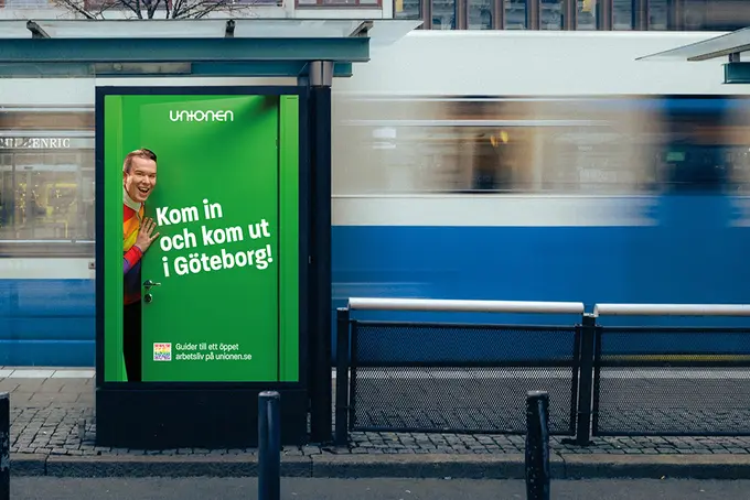 Reklamskylt i Göteborg